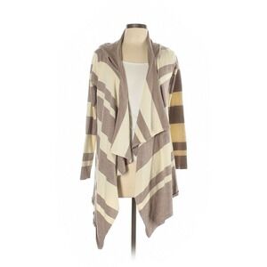 Tan &‎ Brown Women’s Size S Open Front Cardigan